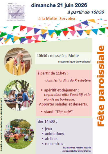 affiche fête paroissiale 